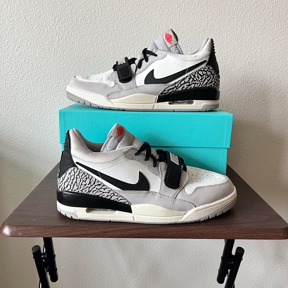 Nike Air Jordan Legacy 312 Low Shoes Tech Gray Cement CD7069-101 Mens Size 12.5